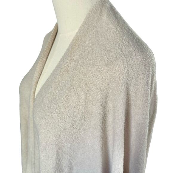 Barefoot Dreams Light Beige Draped Shawl Luxuriously Soft Cozy Chic Lite OneSize - Picture 4 of 12